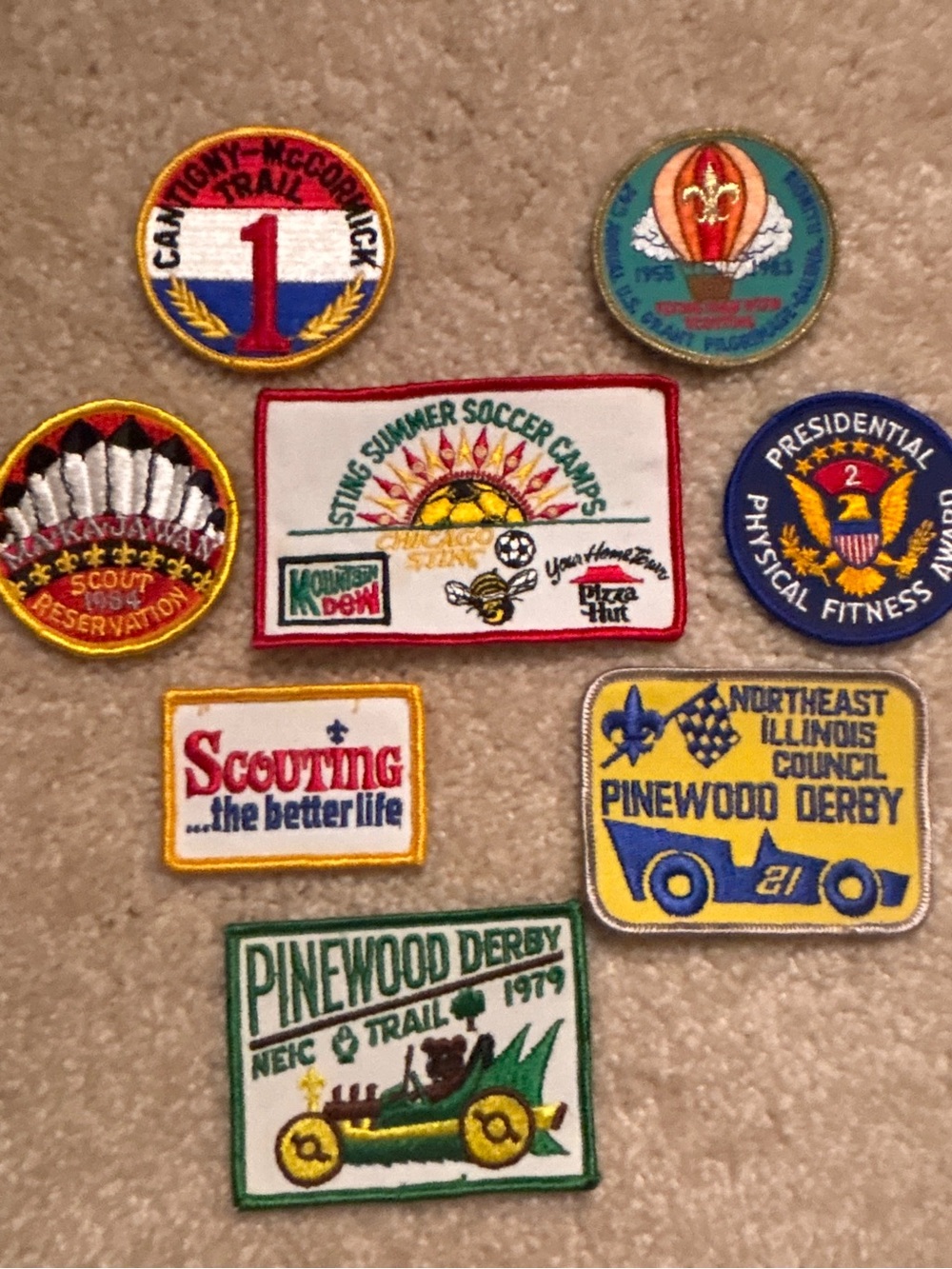 Boy Scout Embroidered Patch Collection - Vintage 70s & 80s
